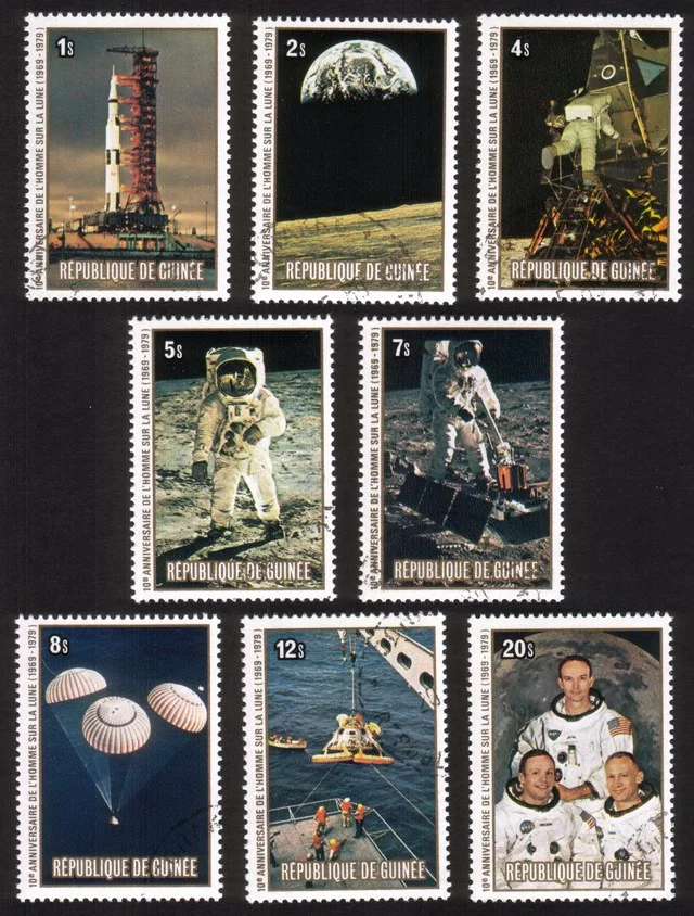 Apollo 11 Moon Landing (10th Anniversary): Neil Armstrong, Etc. Cplt Set of 8