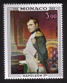 Bicentenary of Birth of Napoleon I: Painting of Napoleon by Paul Delaroche. Air.